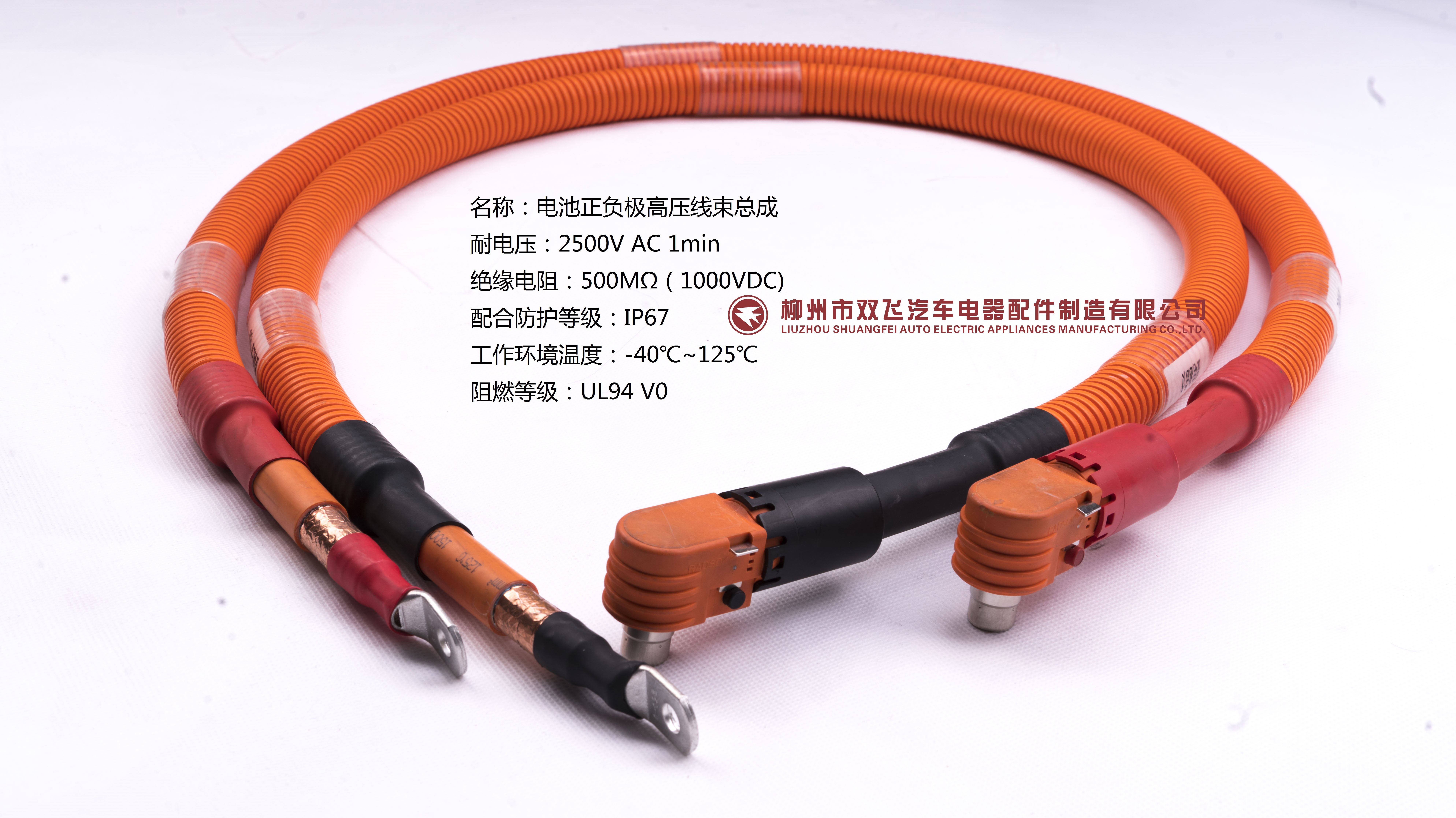 電(diàn)池正负极高压線(xiàn)束总成