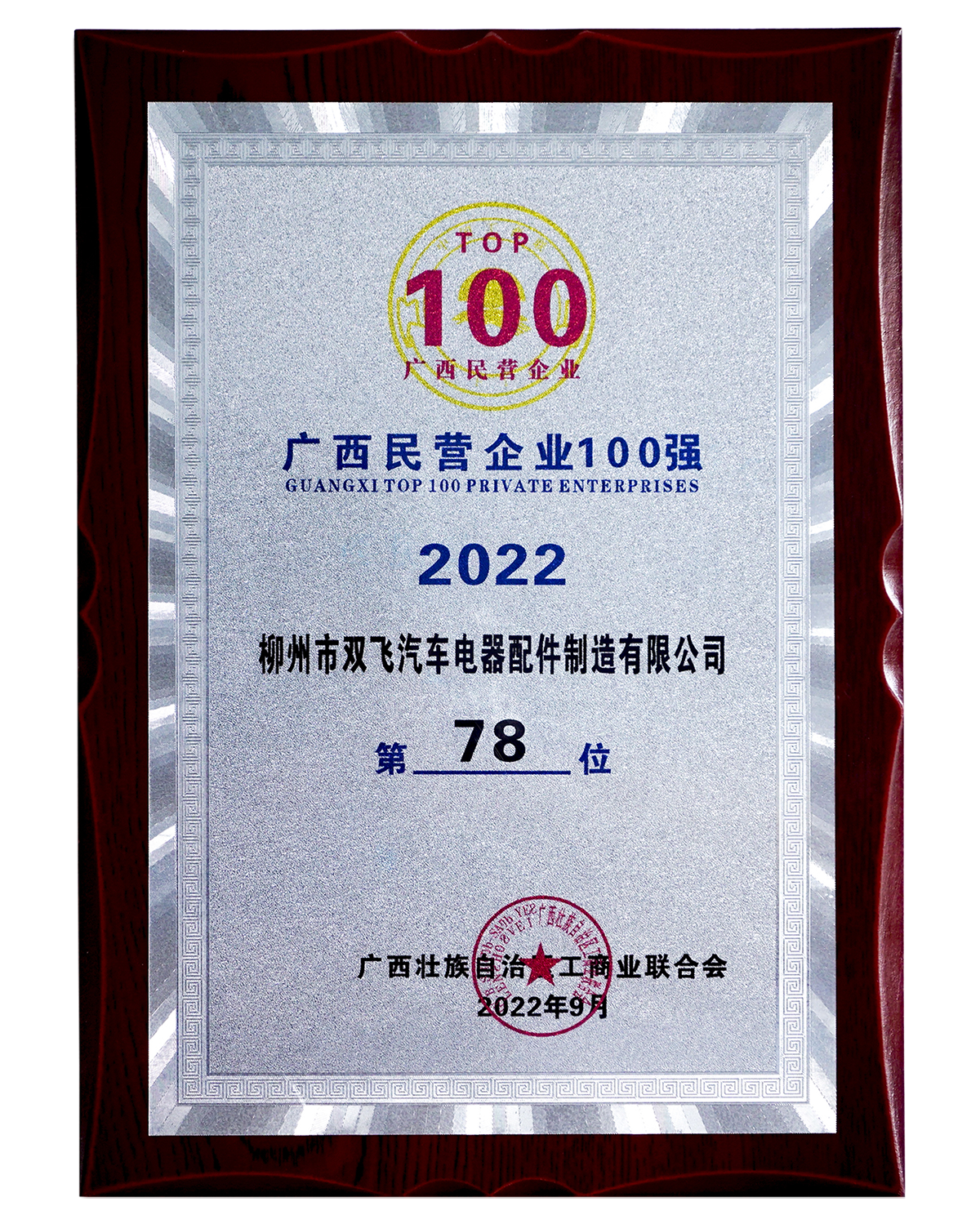 广西民(mín)营企业100强